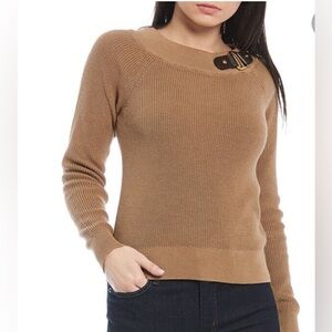 Lauren Ralph Lauren Ballet Neck Buckle Jumper xxs